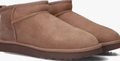 UGG vachtlaarzen w classic ultra mini camel New