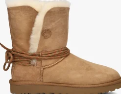 UGG vachtlaarzen w bailey tie camel New