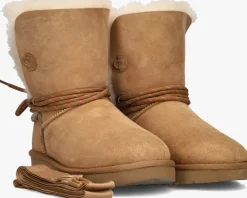 UGG vachtlaarzen w bailey tie camel New