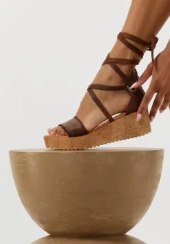 AYANA sandalen met hak 722007 cognac Hot