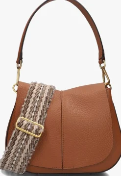 GIANNI CHIARINI schoudertas helena round 11086 cognac Online