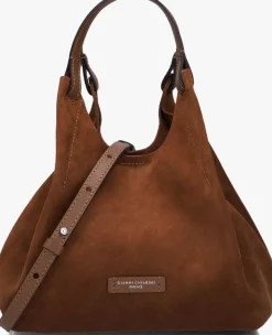 GIANNI CHIARINI schoudertas dua 9779 cognac Hot