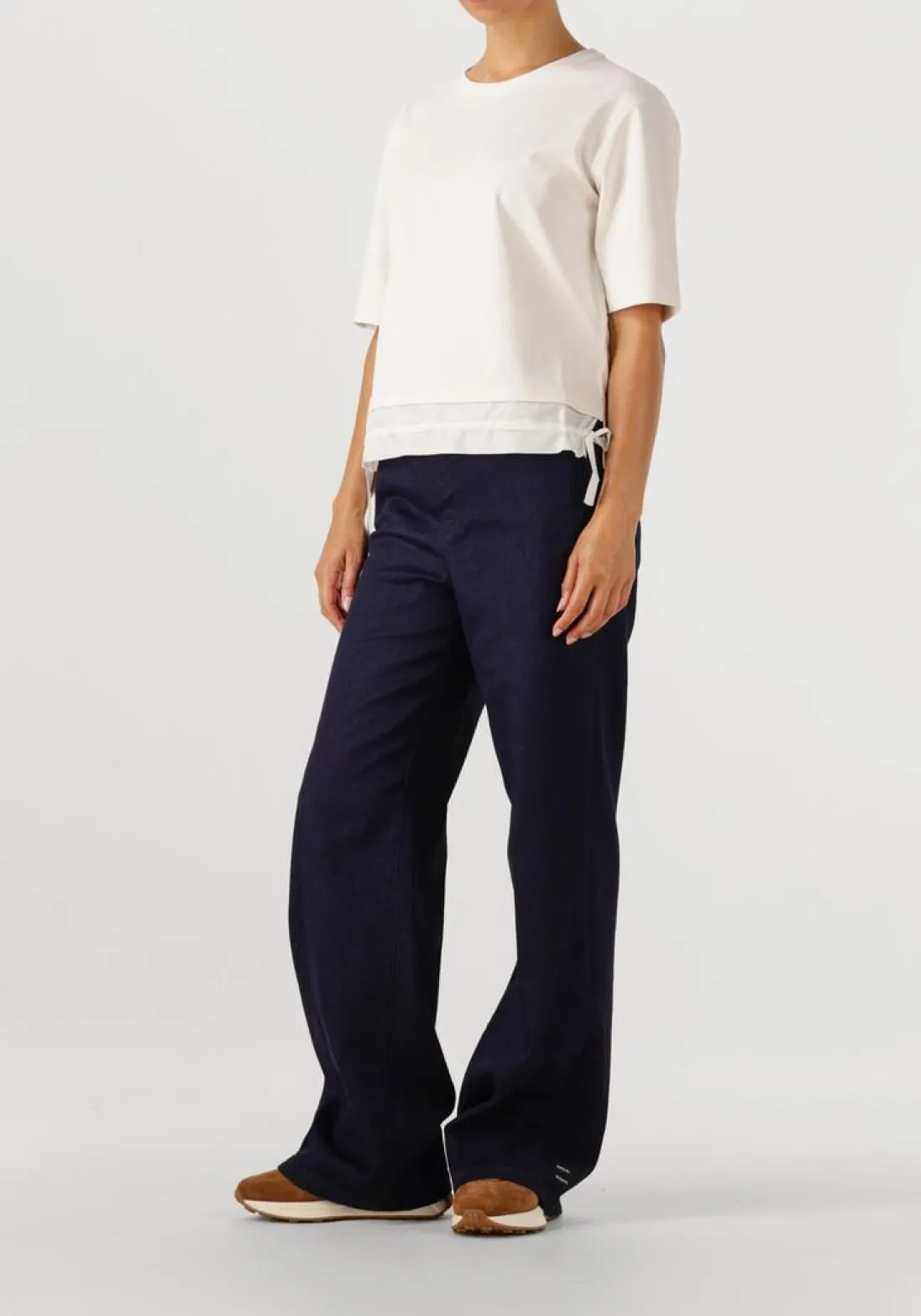 HOGAN lage sneakers h641 allacciato h patch cognac Sale