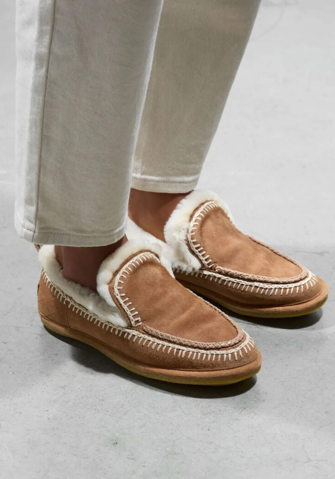 LAIDBACKLONDON instappers jude slipper crochet cognac Discount