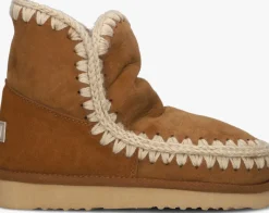 MOU vachtlaarzen eskimo 18 glitter logo cognac Outlet