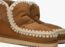 MOU vachtlaarzen eskimo 18 glitter logo cognac Outlet