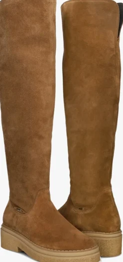 NUBIKK hoge laarzen liz eiffel cognac