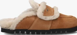 NUBIKK instappers teddy fur cognac Sale