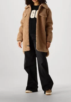 NUBIKK lage sneakers basket teddy cognac Best