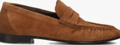 POSA loafers penny suede cognac Outlet