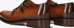 SANTONI nette schoenen ira cognac Discount