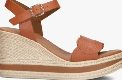 STEFANO LAURAN sandalen met hak 8734 cognac Online