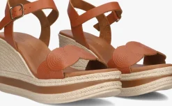 STEFANO LAURAN sandalen met hak 8734 cognac Online