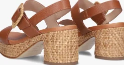 STEFANO LAURAN sandalen met hak 24199 cognac Sale