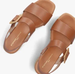 STEFANO LAURAN sandalen met hak 24199 cognac Sale