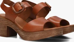 STEFANO LAURAN sandalen met hak 930 cognac Hot