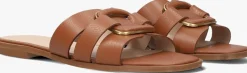 STEFANO LAURAN slippers 24152 cognac Hot