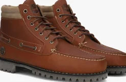 TIMBERLAND veterboots authentic mid lace up boot m cognac New