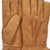UGG handschoenen point leather glove cognac Outlet