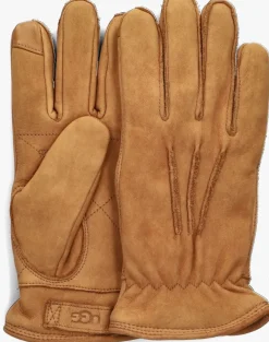 UGG handschoenen point leather glove cognac Outlet