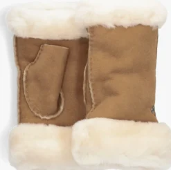 UGG handschoenen sheepskin fingerless glove cognac