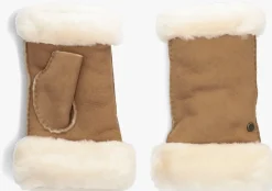 UGG handschoenen sheepskin fingerless glove cognac