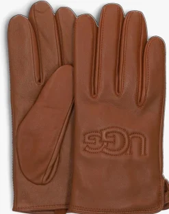 UGG handschoenen shorty logo glove cognac Outlet