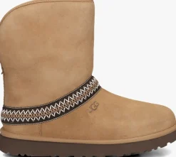 UGG vachtlaarzen classic short crescent cognac Hot
