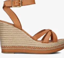 UNISA sandalen met hak munjal cognac Best