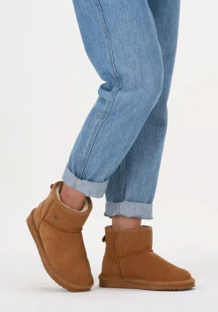 WARMBAT vachtlaarzen wallaby cognac