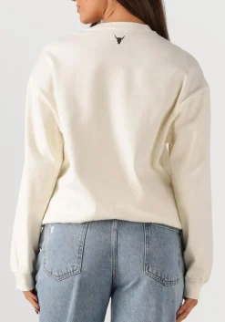 ALIX THE LABEL sweater ladies knitted collage sweater creme Best