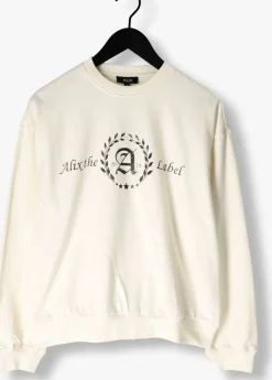 ALIX THE LABEL sweater ladies knitted collage sweater creme Best