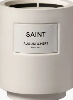 AUGUST & PIERS geurkaarsen saint 340gr - scented candle creme Sale