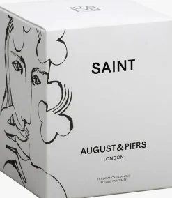 AUGUST & PIERS geurkaarsen saint 340gr - scented candle creme Sale
