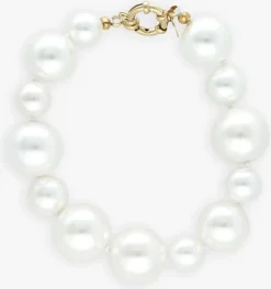 BONNIE STUDIOS armbanden fred chuncky bracelet creme New