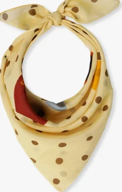 BONNIE STUDIOS sjaal polka dot scarf creme Best
