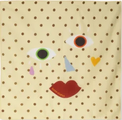 BONNIE STUDIOS sjaal polka dot scarf creme Best