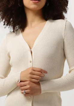 BRUUNS BAZAAR vest gallberry carica knit cardigan creme Hot