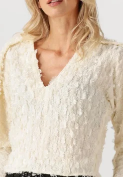 HAUTE L'AMITIÉ haute l'amitié blouses stuff structre v-blouse creme Best