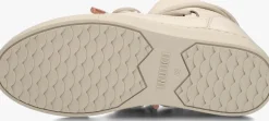 INUIKII vachtlaarzen full leather creme Clearance