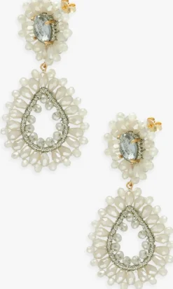 LOTT. GIOIELLI oorbellen double drop s creme Sale