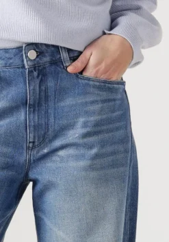 DANTE6 nuit coated wide leg jeans lichtblauw Discount