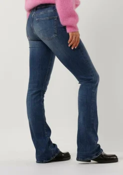 7 FOR ALL MANKIND e skinny jeans hw skinny slim illusion alleyway with raw cut donkerblauw Clearance