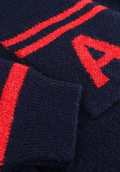 ALIX THE LABEL e vest ladies knitted fluffy knit cardigan donkerblauw Online