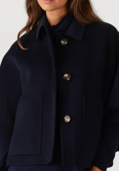 ALTER EGO e faux fur jas lena donkerblauw Hot