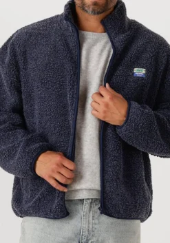 AMERICAN VINTAGE e vest hoktown zip donkerblauw Sale