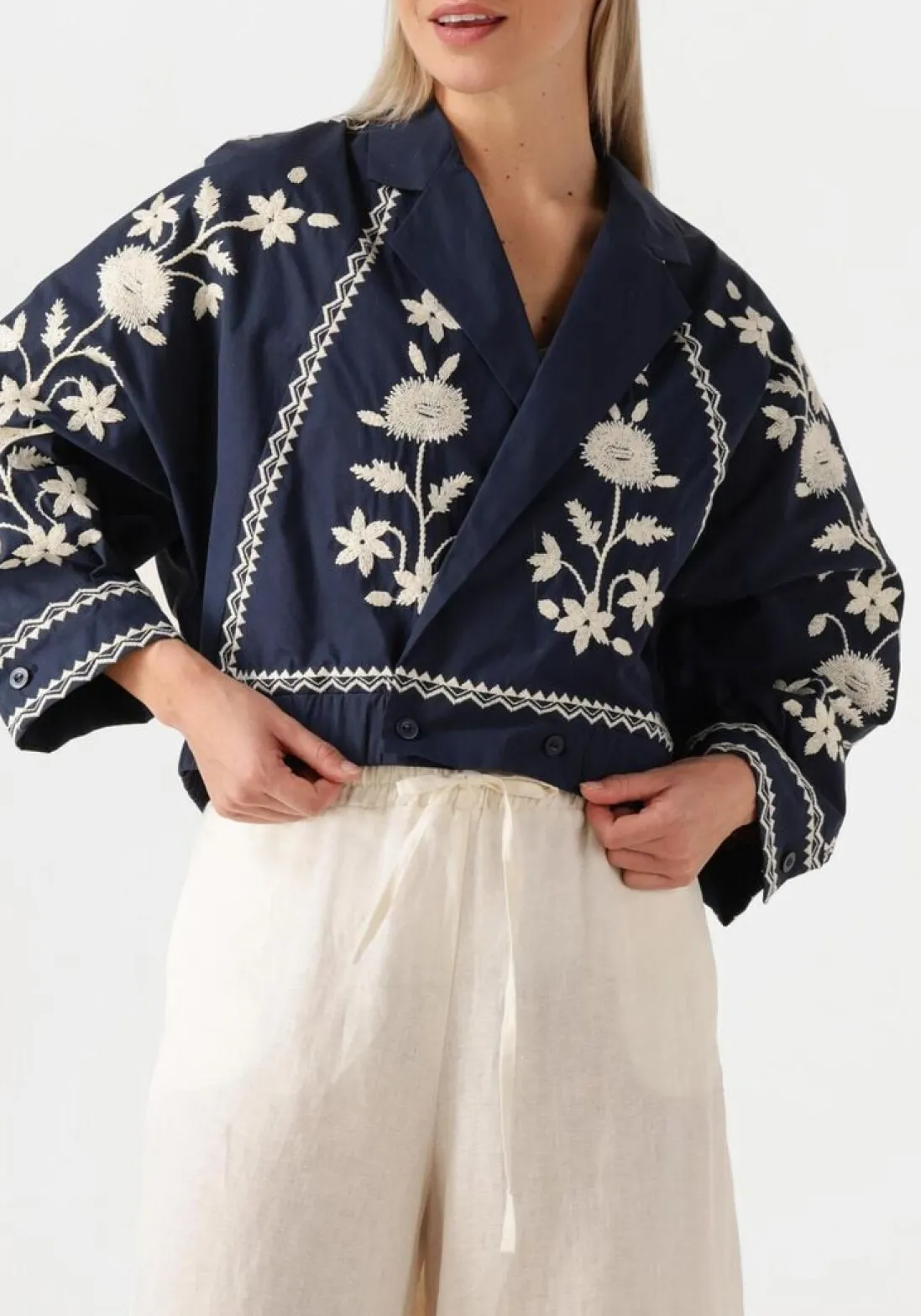 ANTIK BATIK e jack winna bomber donkerblauw Hot