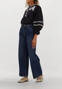 ANTIK BATIK e blouses dali blouse donkerblauw Discount