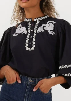 ANTIK BATIK e blouses dali blouse donkerblauw Discount