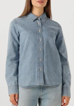 CLOSED e blouses classic shirt donkerblauw Sale